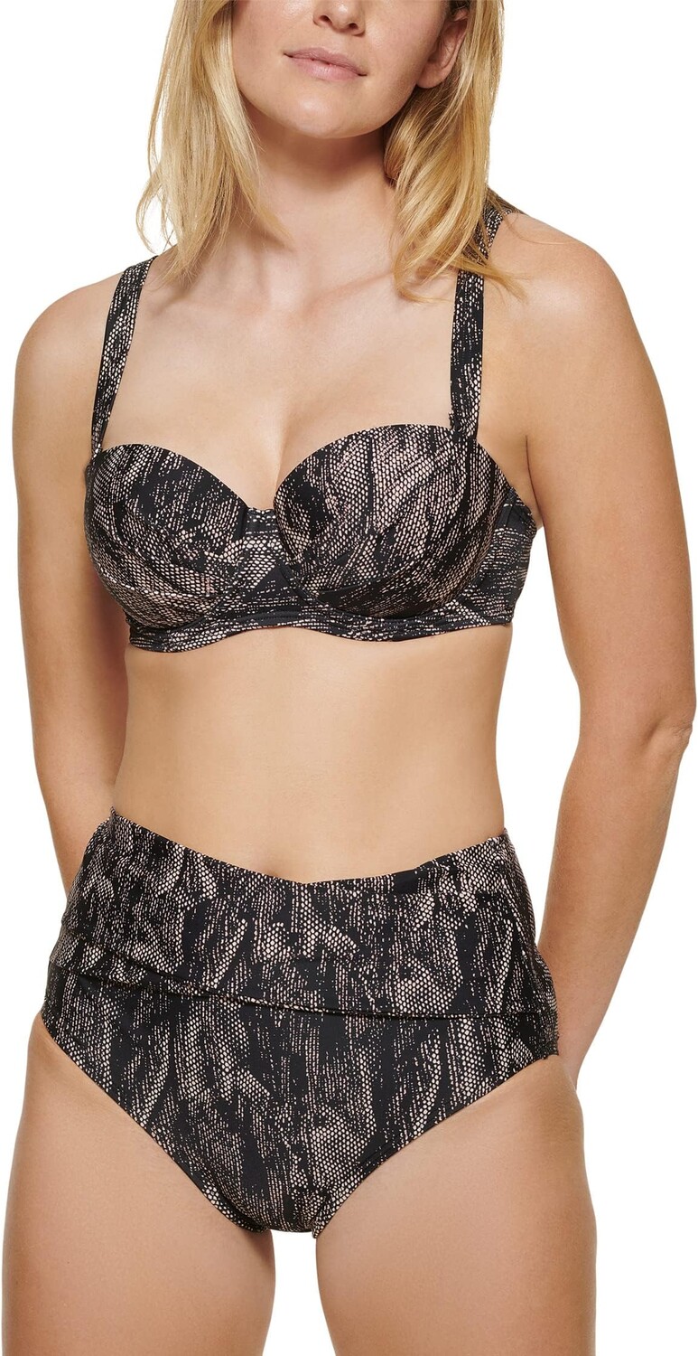 

Купальный топ Calvin Klein Underwire Bra Top, цвет Creamsicle Multi