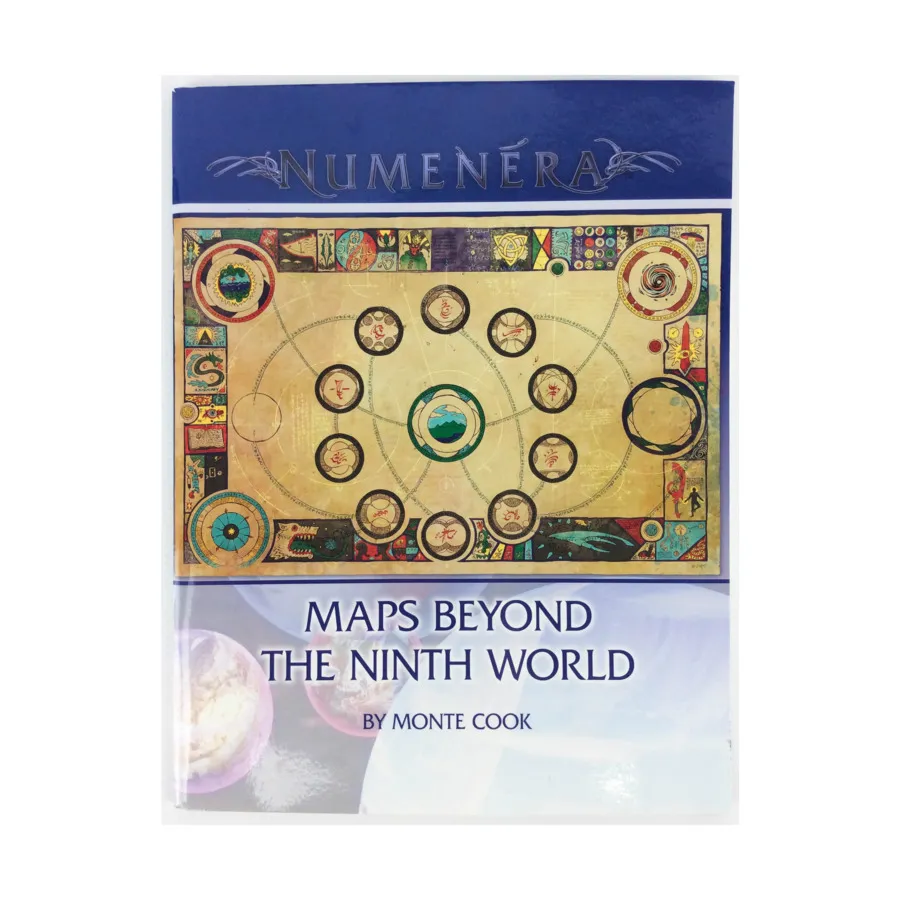 

Maps Beyond the Ninth World, Numenera 1 RPG, мягкая обложка