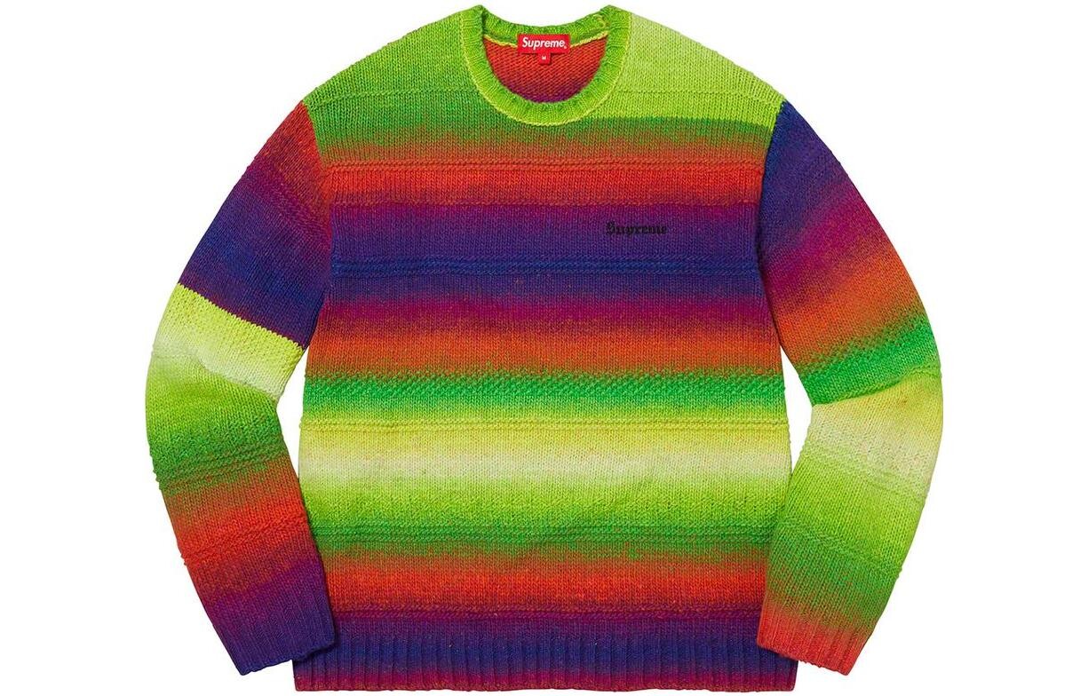 Свитер унисекс Supreme, зеленый — фото 2