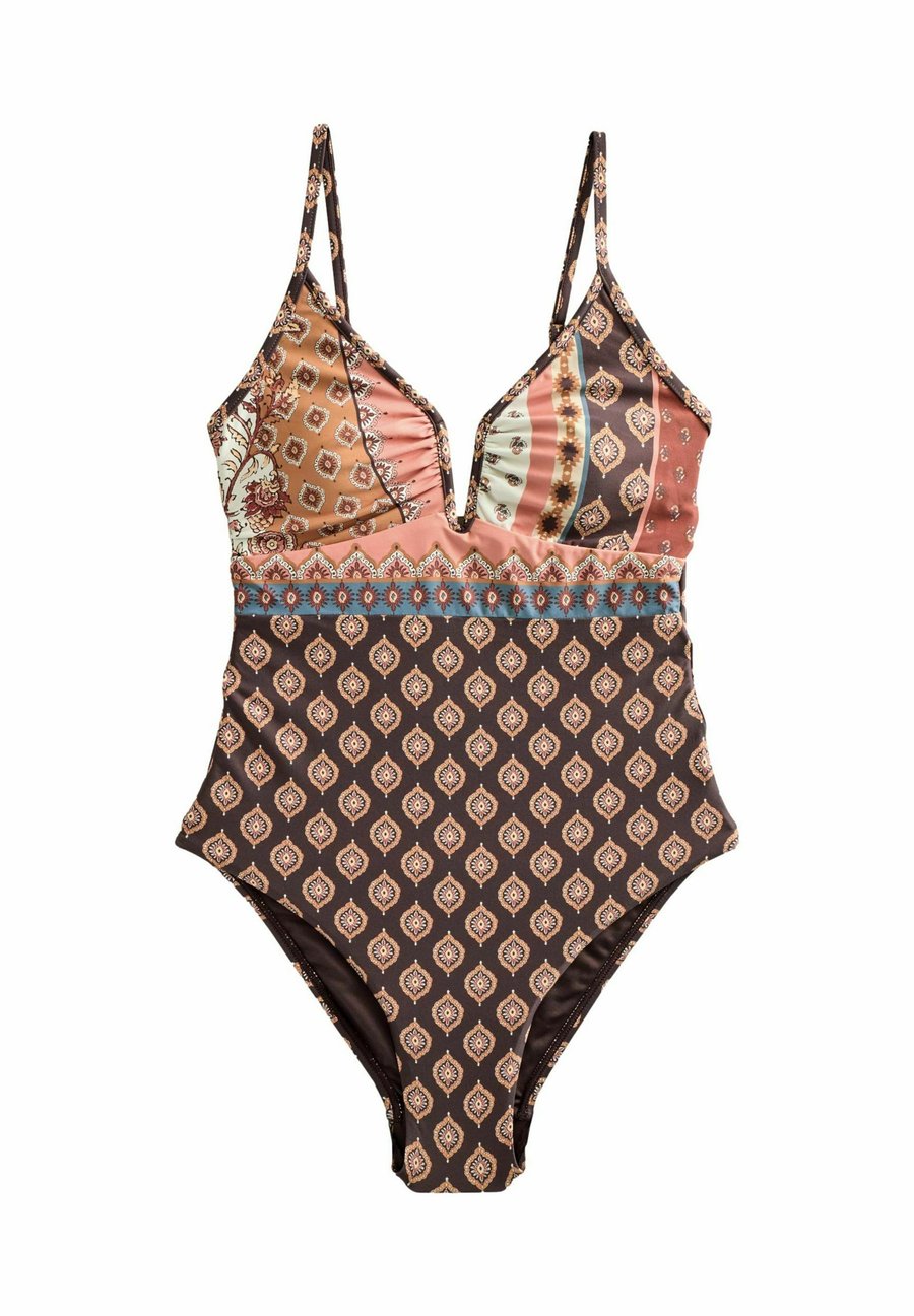 

Купальник Next Swimsuit, Chocolate Brown Woodblock/Brown