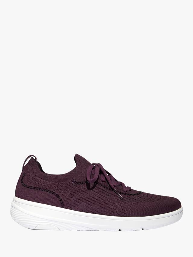 Super-Q Crystal Trim вязаные кроссовки на шнуровке FitFlop, Plumberry
