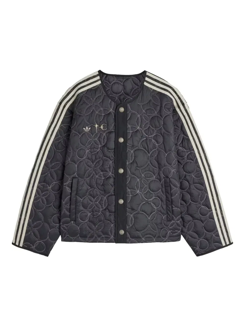 Стеганая куртка X Thug Club Adidas, черный