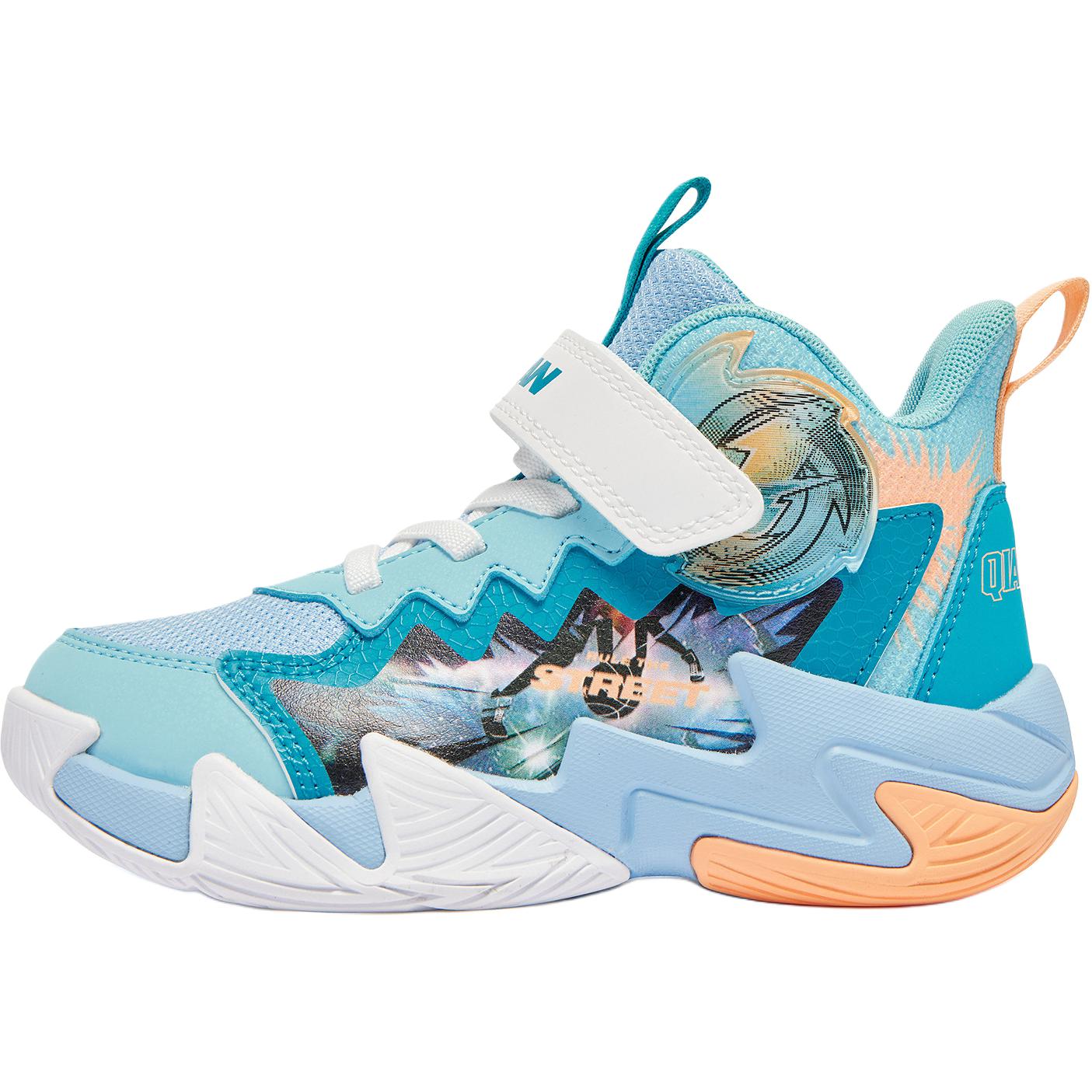 

Баскетбольные кроссовки для детей дошкольного возраста QIAODAN, синий/оранжевый