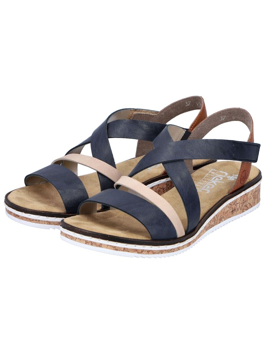 Босоножки на высоком каблуке Rieker Sandals, морской синий — фото 4