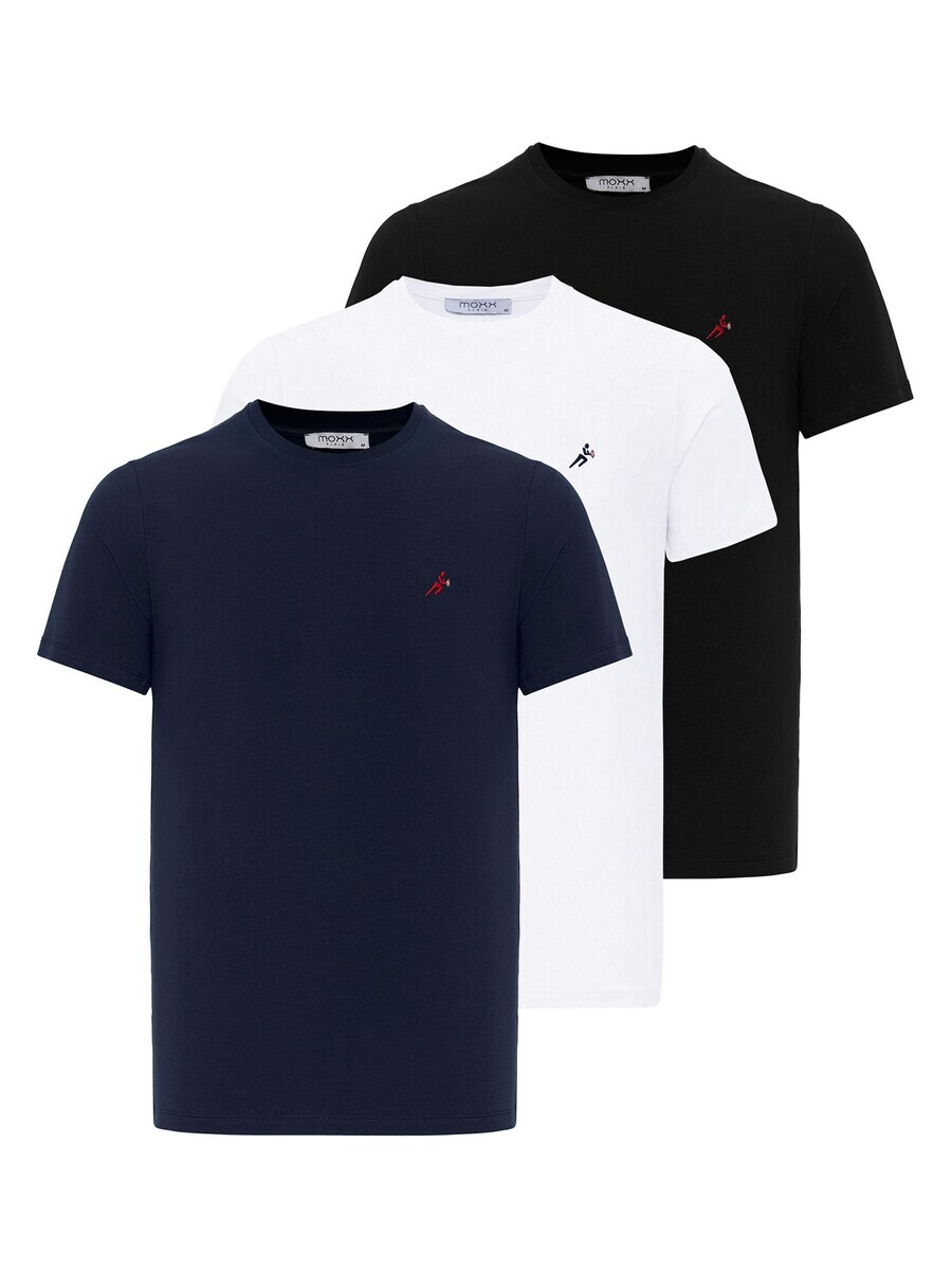 

Классическая футболка Moxx Paris Shirt, цвет navy/black/white