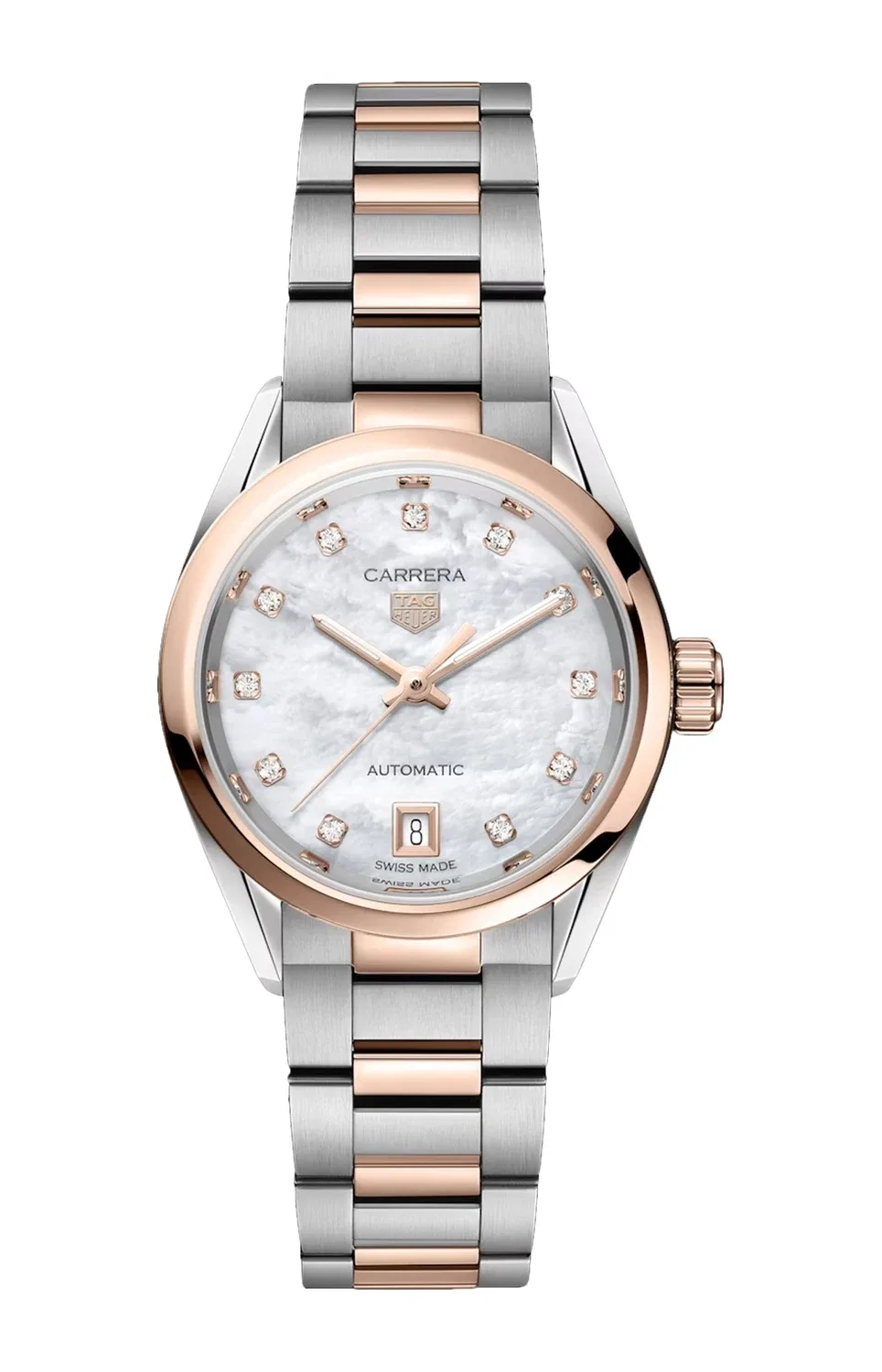 TAG HEUER КАРРЕРА ДАТА - WBN2450.BD0569, золотой