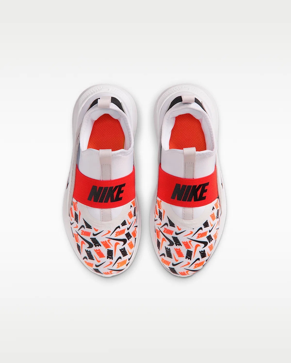 Детские кроссовки Nike Flex Runner, White/Safety Orange/Vast Grey/Black — фото 4