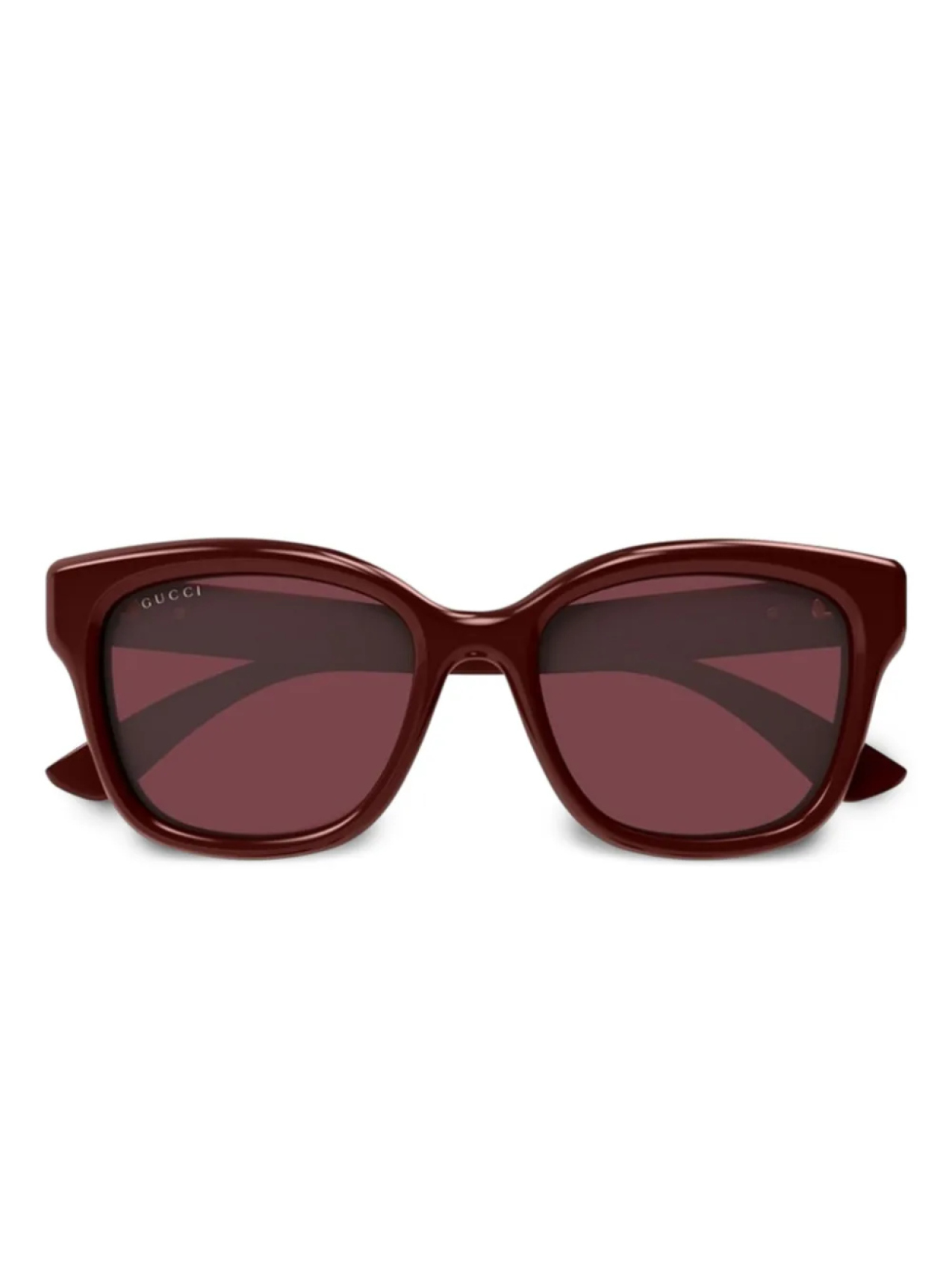 

Солнцезащитные очки в квадратной оправе Gucci Eyewear, красный