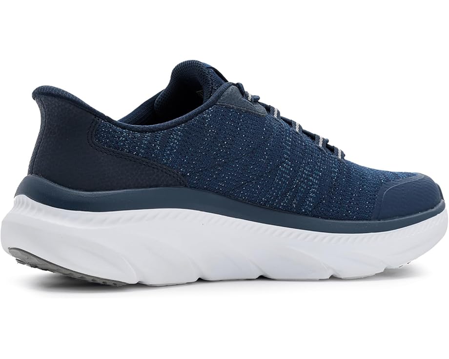 Мужские кроссовки SKECHERS D'Lux Walker 3.0 Drevven Hands Free Slip-In, Navy — фото 3