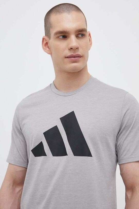 

Футболка для тренировок Train Essentials Feelready Logo adidas, серый