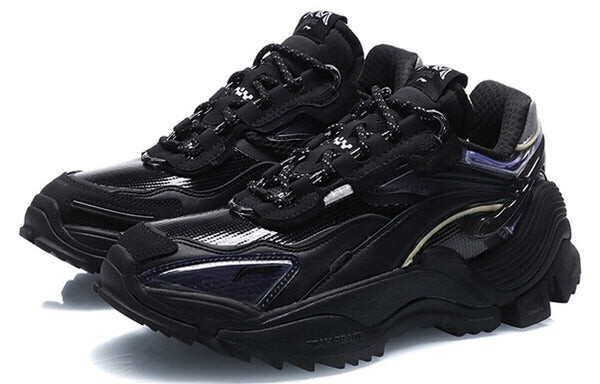 Кроссовки aurora skywalker y2k парижская неделя моды Li-Ning, черный — фото 4