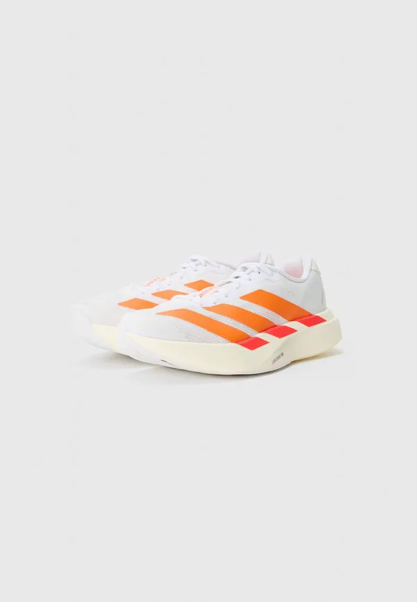 Кроссовки adizero evo унисекс Adidas Performance, White/Pure Orange/Lucid Red — фото 2