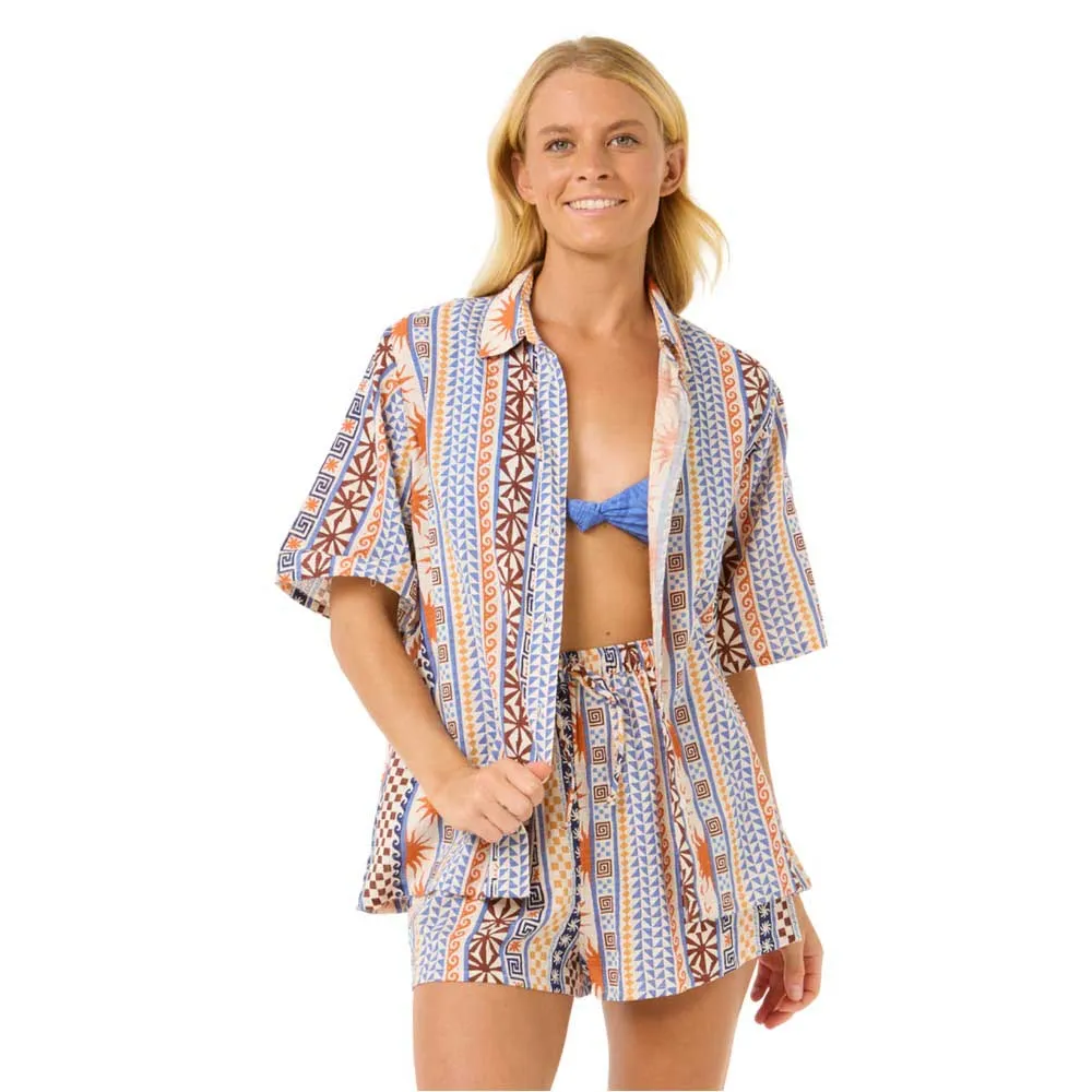 

Рубашка с коротким рукавом Rip Curl San Carlos, бежевый