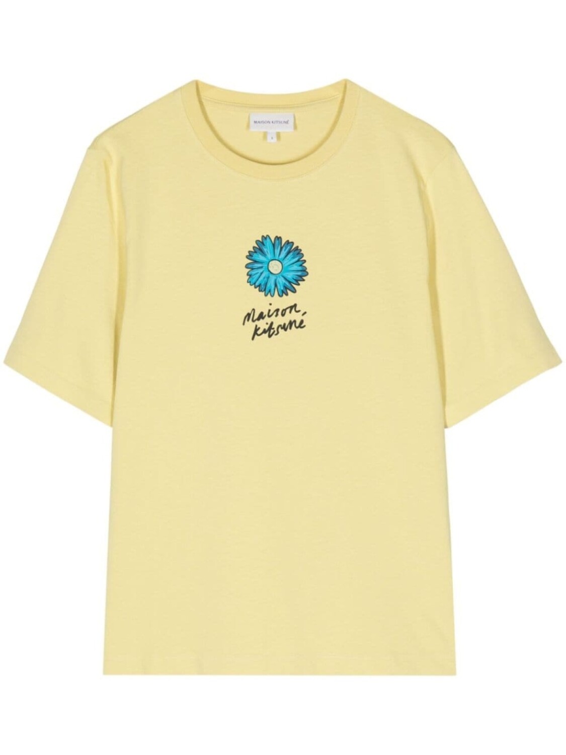 

Футболка Floating Flower Maison Kitsuné, желтый