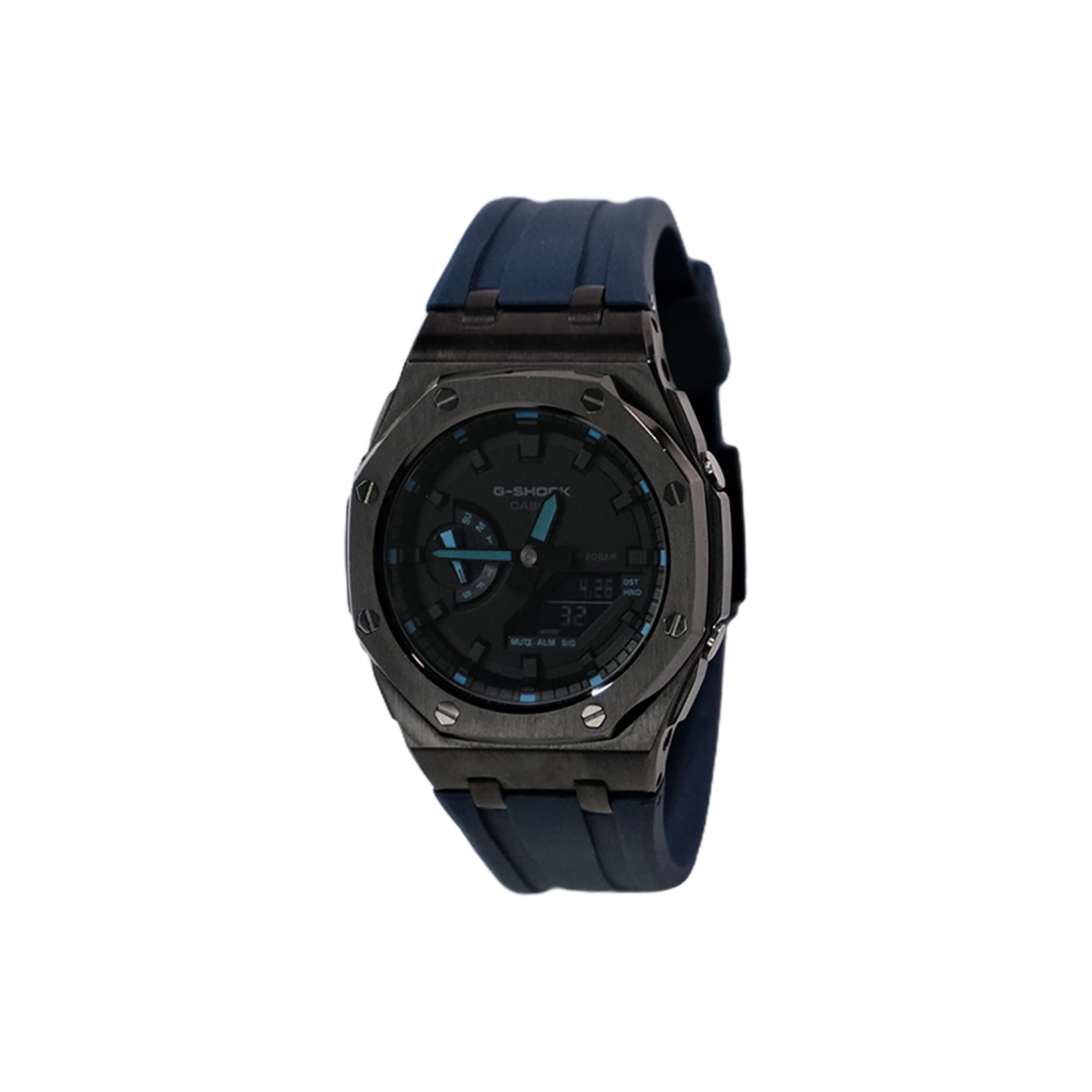 

CASIO Ретрофит серия кварцевый механизм фторэластомерный ремешок часы мужские часы black циферблат