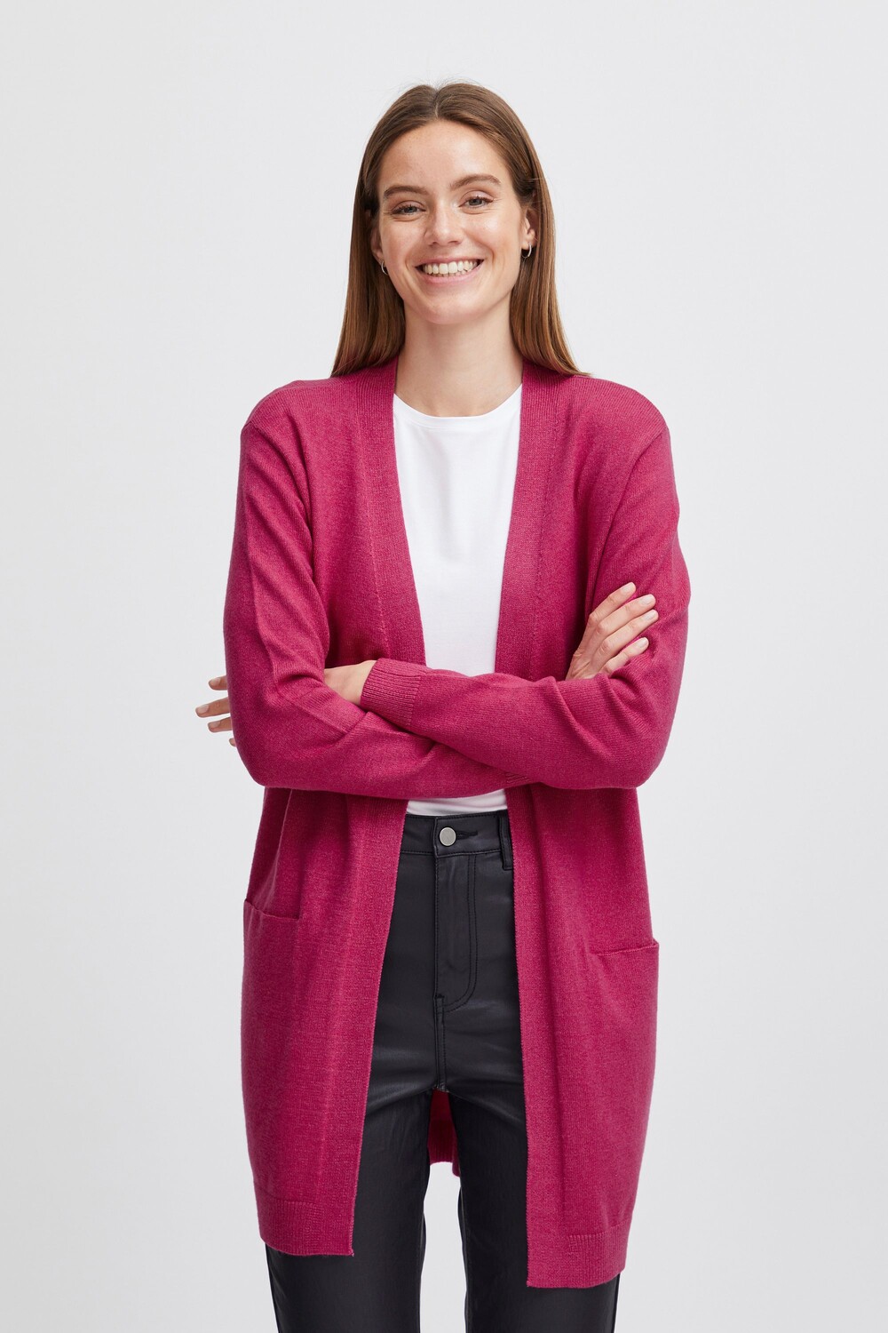 

Кардиган b.young Strickjacke, розовый