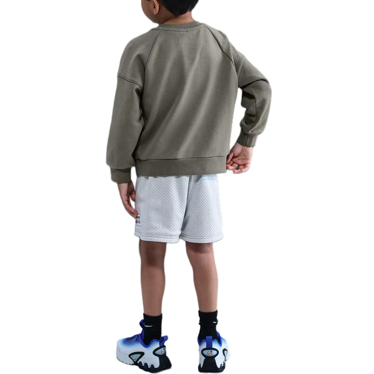 Свитшот Sportswear Futura Kids' Nike, светло- зеленый — фото 2