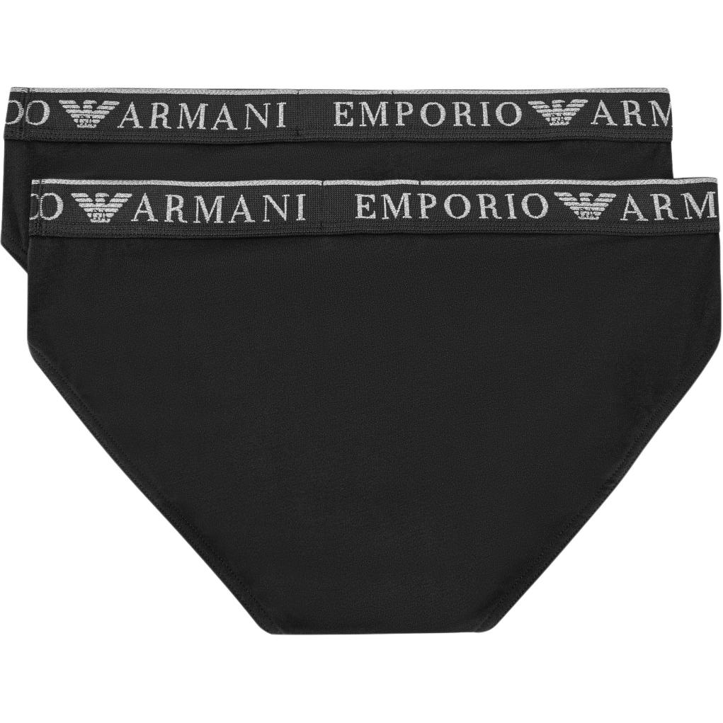 EMPORIO ARMANI Мужские трусы FW24 2 шт черные — фото 3