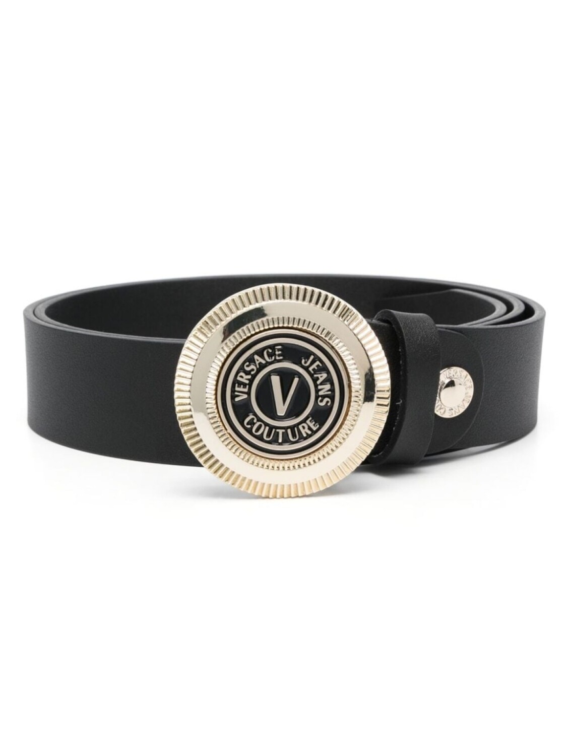 

Versace Jeans Couture ремень с пряжкой-логотипом, черный