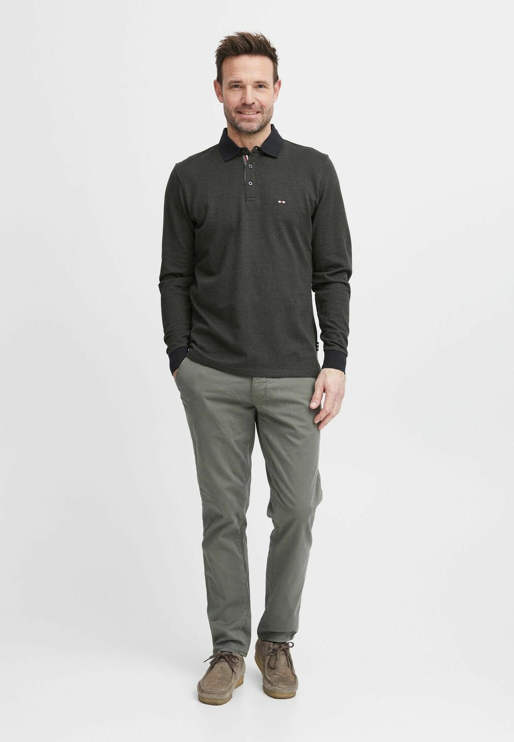

Топ с длинными рукавами PETER TWO TONE FQ1924, цвет Evergreen