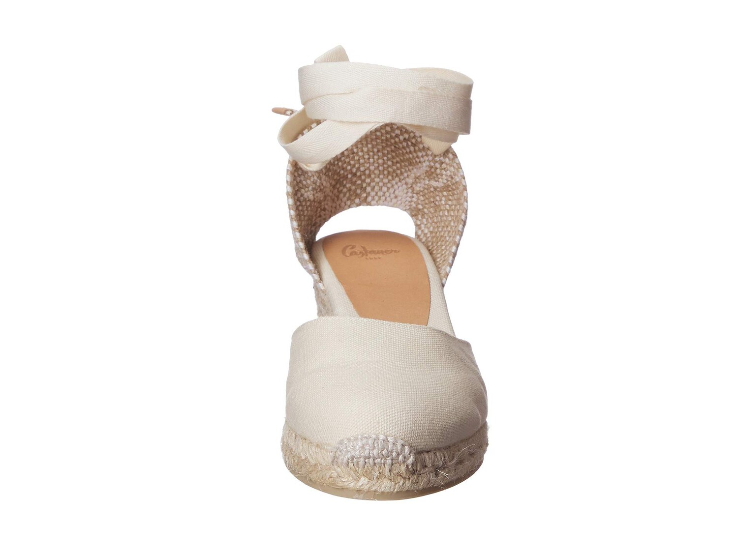 Туфли на каблуке CASTANER Carina 60mm Wedge Espadrille, слоновая кость — фото 3