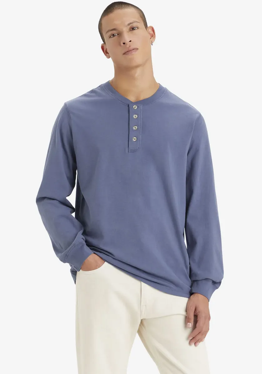 

Рубашка Levi's с длинными рукавами "4 BUTTON HENLEY BLUES", цвет Naval Academy