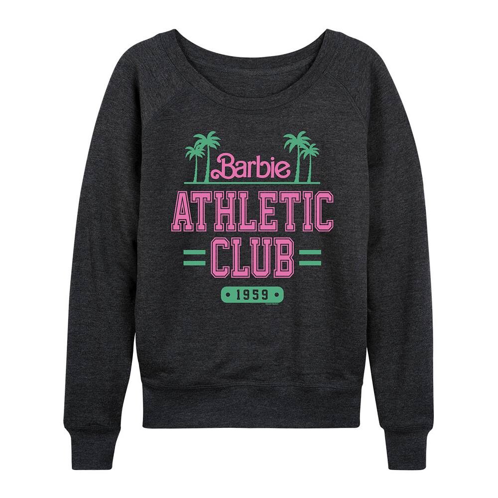 

Женский легкий свитшот из френч терри Barbie Athletic Club, цвет Heather Charcoal
