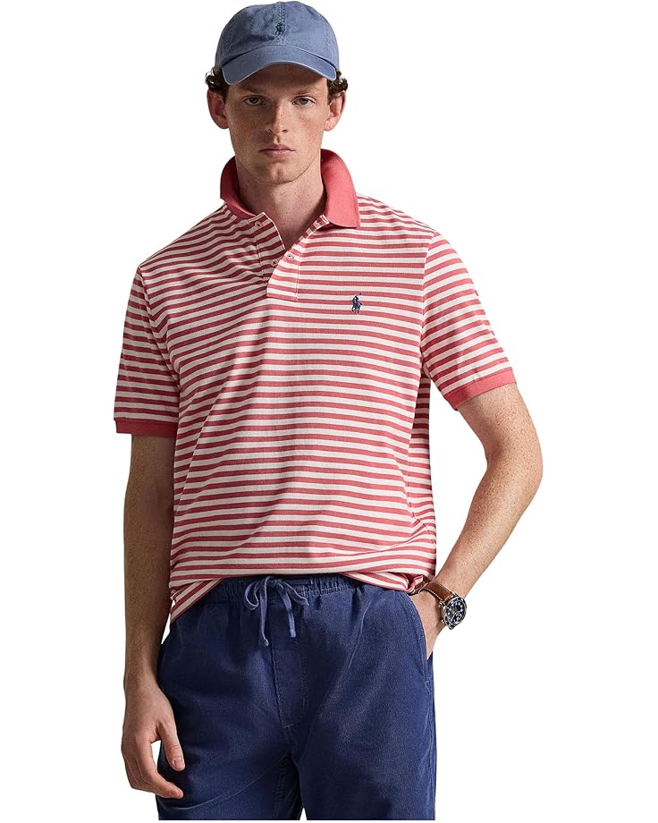 

Мужская поло Ralph Lauren Classic Fit в полоску Polo Ralph Lauren, Red Sky/White