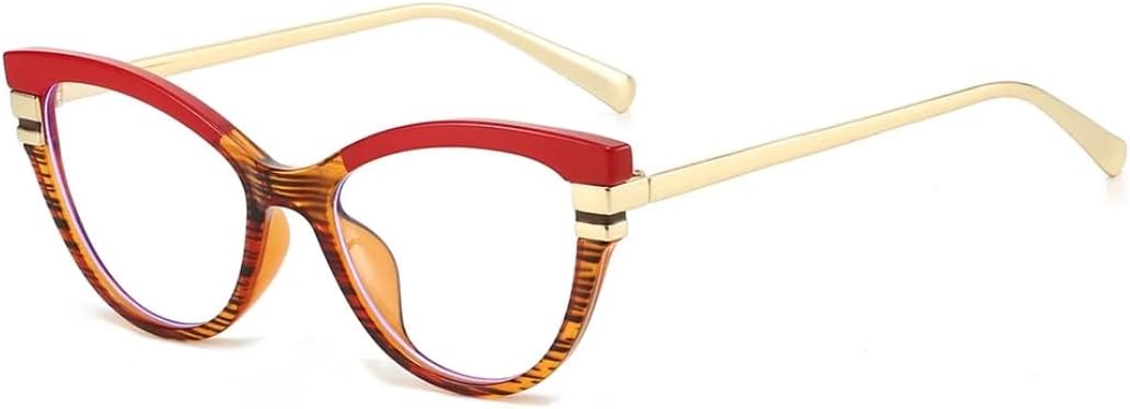 

Солнцезащитные очки для мужчин и женщин - защита UV400 - леопардовый принт "кошачий глаз", легкая оправа для занятий спортом на открытом воздухе и вождения DSVIGF, Red Leopard