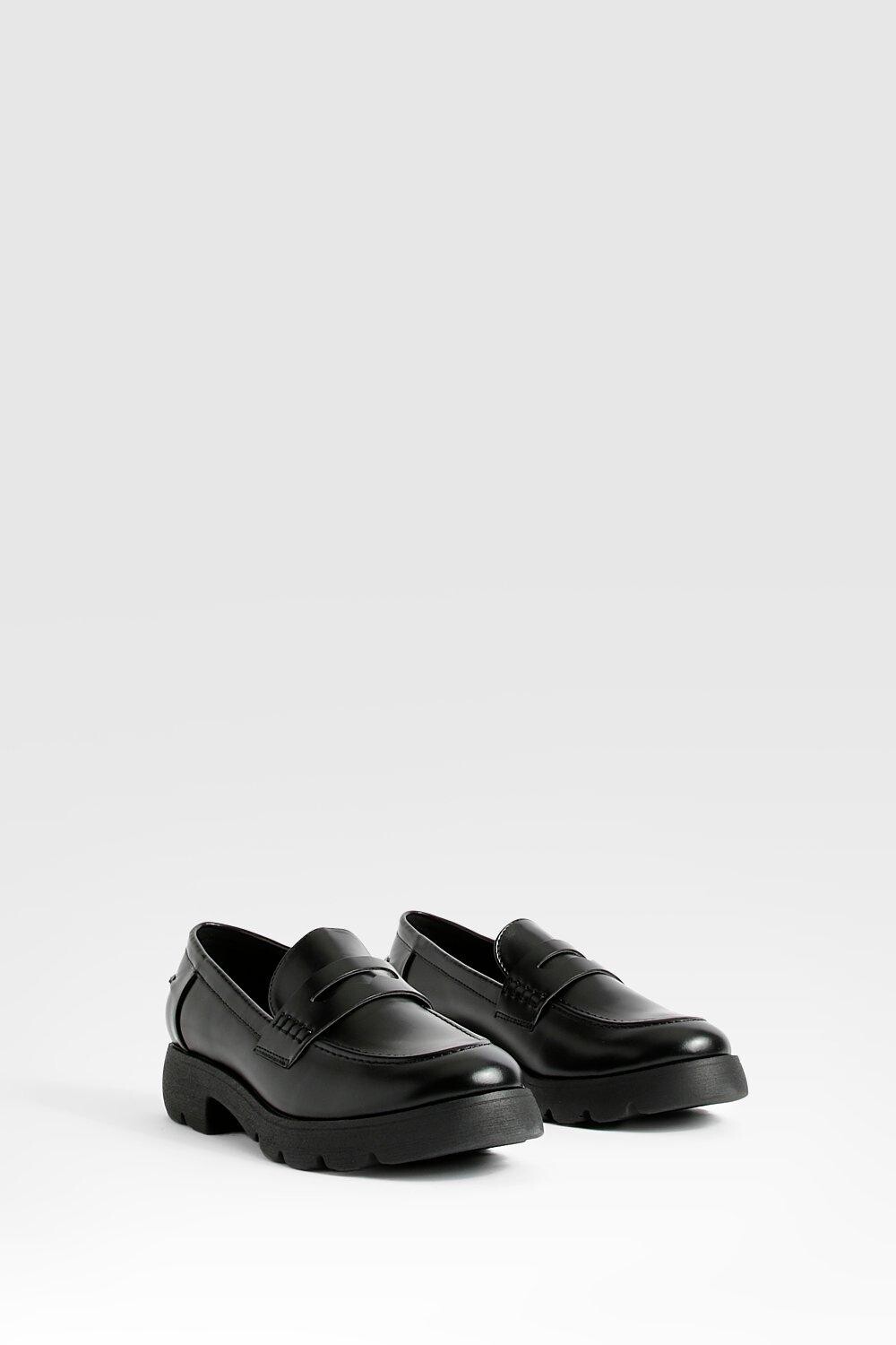

Массивные лоферы boohoo, черный