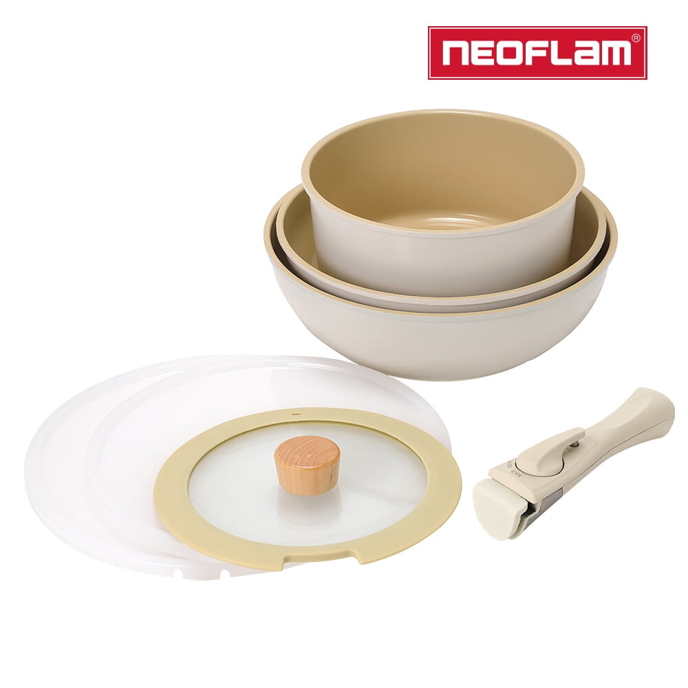 

Набор посуды Neoflam FIKA 7 предметов, бежевый