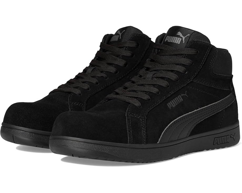 

Ботинки PUMA Safety Iconic Suede Mid EH, цвет Black/Black/Black