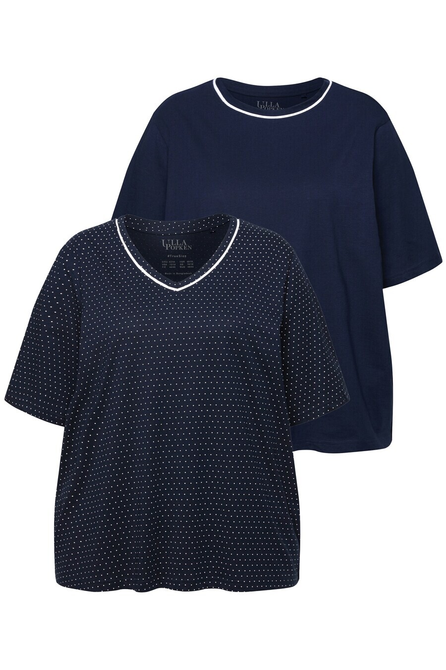 

Пижамный топ Ulla Popken Pajama Shirt, ночной синий