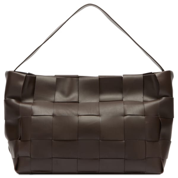 

Большая плетеная сумка-тоут St. Agni, Chocolate