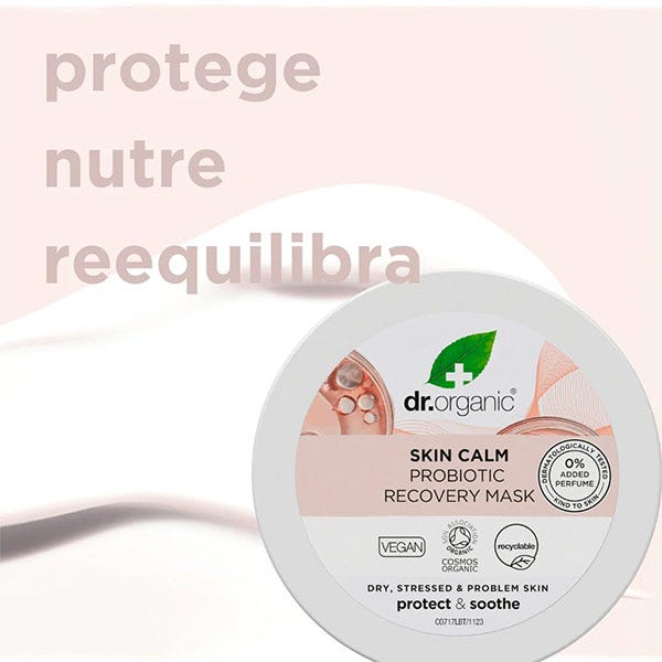 Маска для лица Dr. Organic — Пробиотическая восстанавливающая Skin Calm Probiotic Recovery Mask, 100 мл — фото 2
