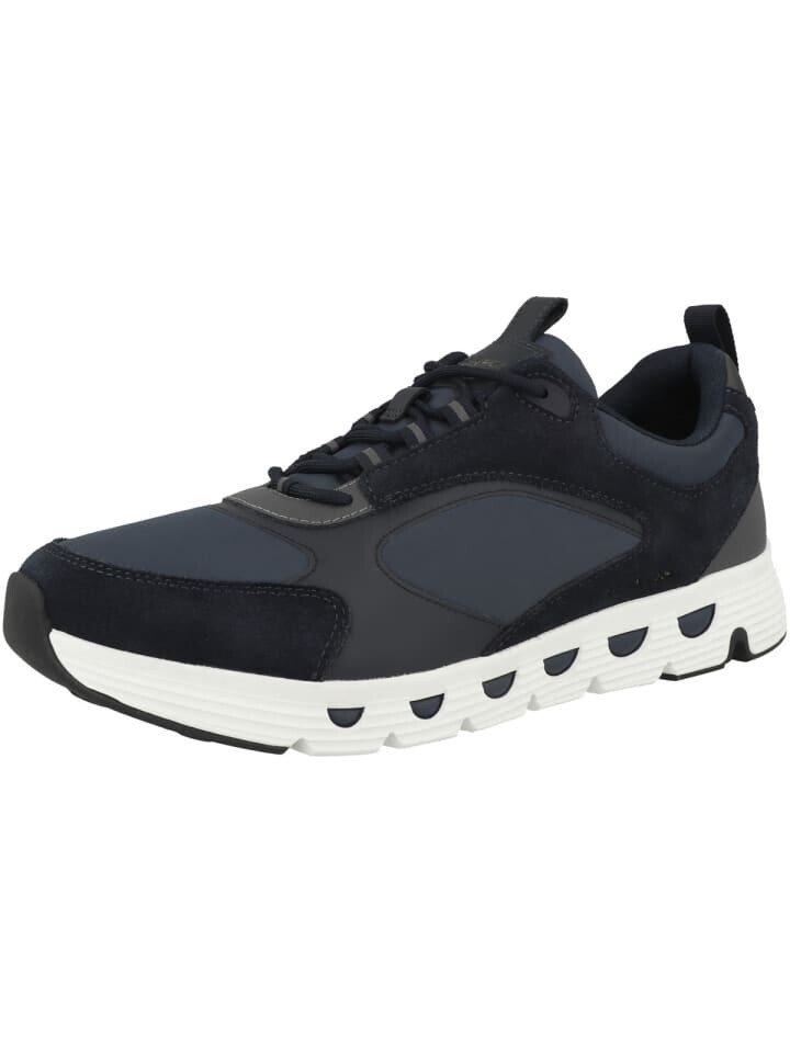 Кроссовки на шнуровке Geox Sneaker low U Spherica Ecub-4 A, темно-синий — фото 4