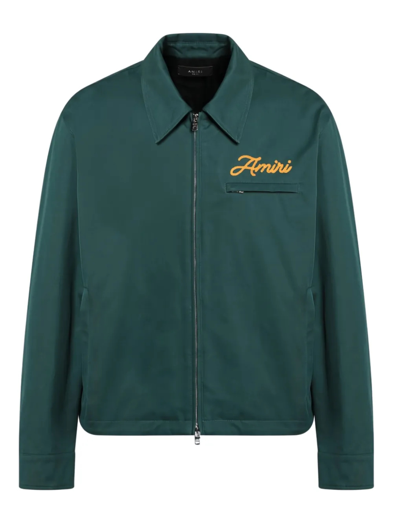 

AMIRI рубашка с вышитым логотипом, зеленый