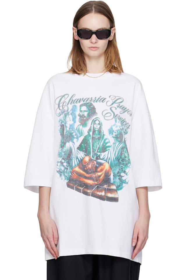 

Willy Chavarria Футболка с надписью «Молитвенные службы Чаваррии» (северная сторона Сиднея)