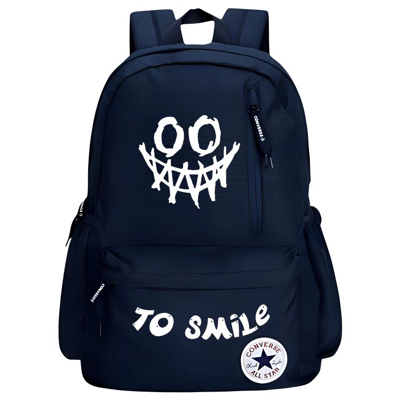 

Converse Полиэстеровый рюкзак средний унисекс темно-синий, Demon Smile