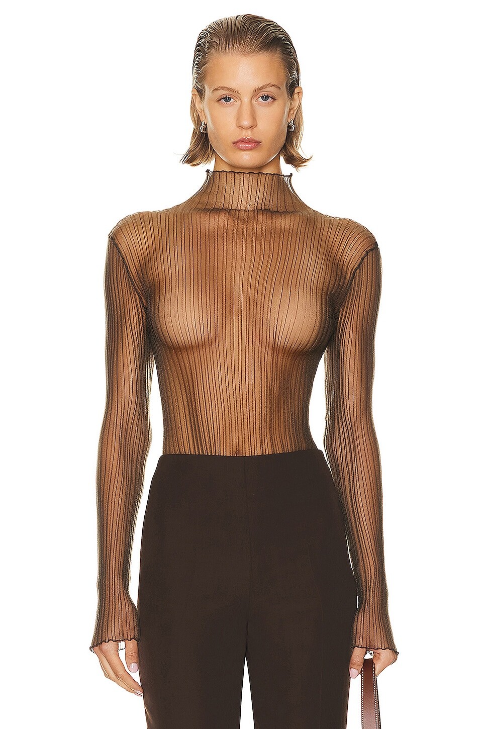 

Топ Aisling Camps Modern Mist Turtle Neck, цвет Smoke