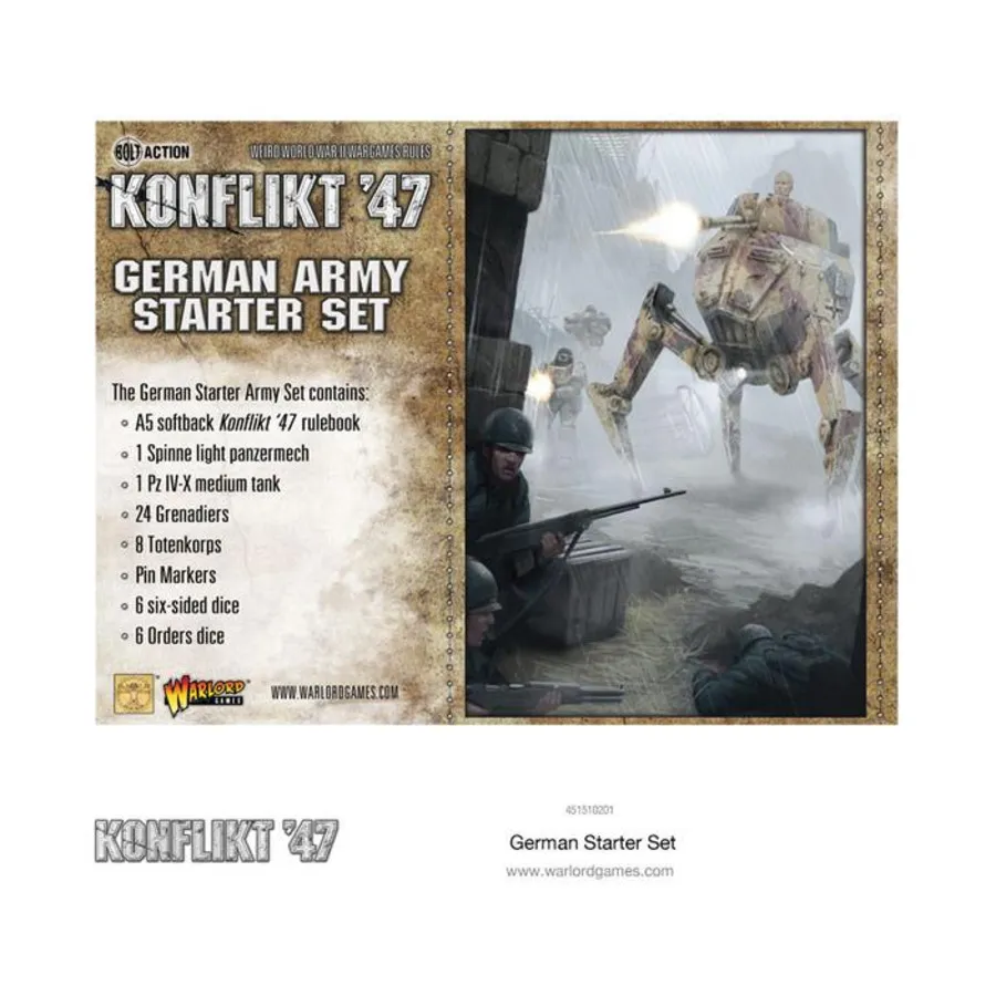 

Стартовый набор немецкой армии, Konflikt '47 - German Army (28mm) (Warlord Games)