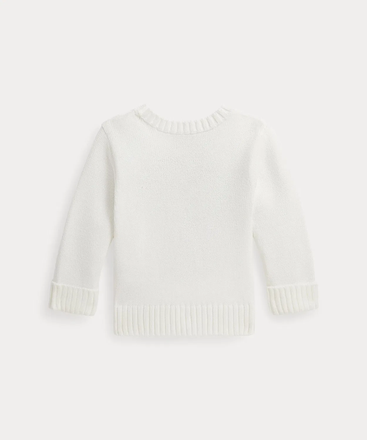 Свитер Polo Bear хлопковый белый — фото 2