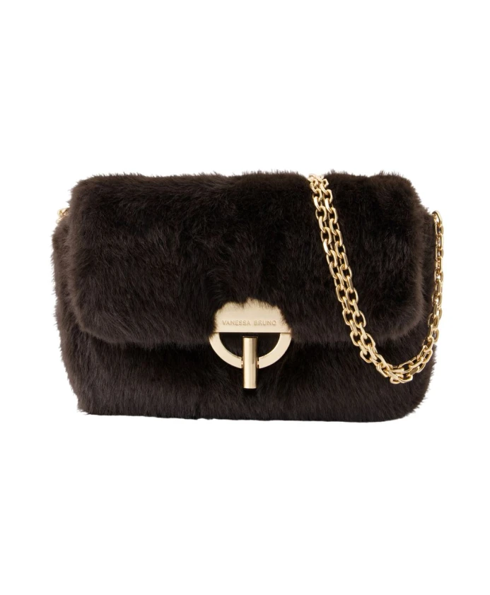 

Сумка через плечо «Коричневая луна», синтетическая Vanessa Bruno, коричневый