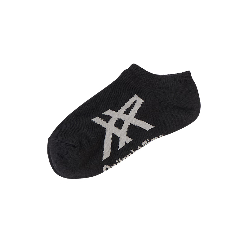 

Onitsuka Tiger Носки до щиколотки, унисекс, 1 шт, черные/серые меланжевые