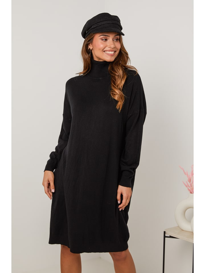 

Платье до колена Soft Cashmere, черный