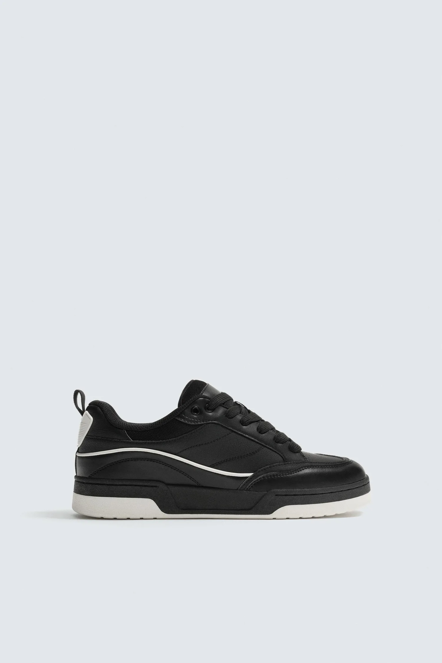 Кроссовки basketball trainers Zara, черный — фото 4