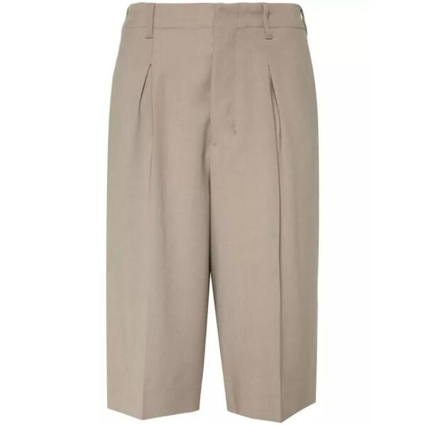 

Шорты taupe tailored knee shorts Ami Paris, коричневый