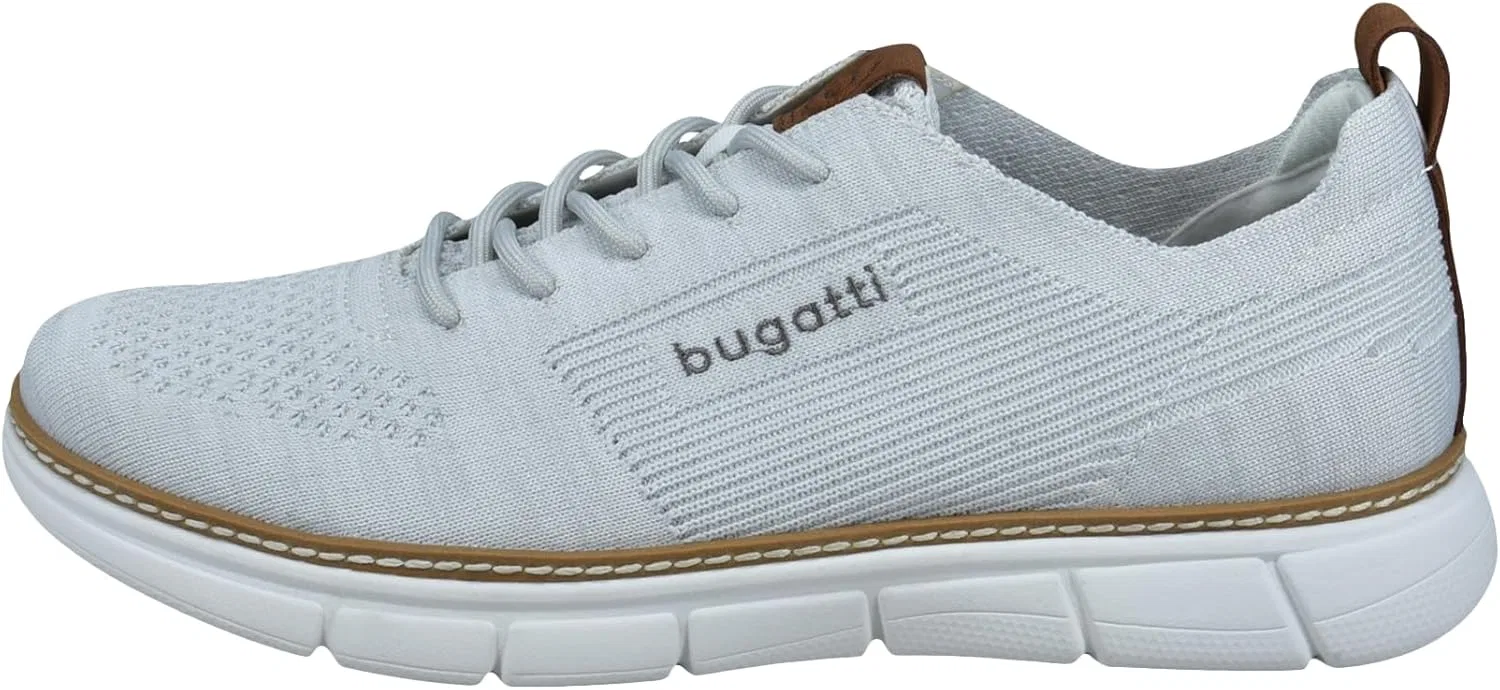 Мужские низкие кроссовки Bugatti Man со сменной стелькой, White 2000 — фото 2