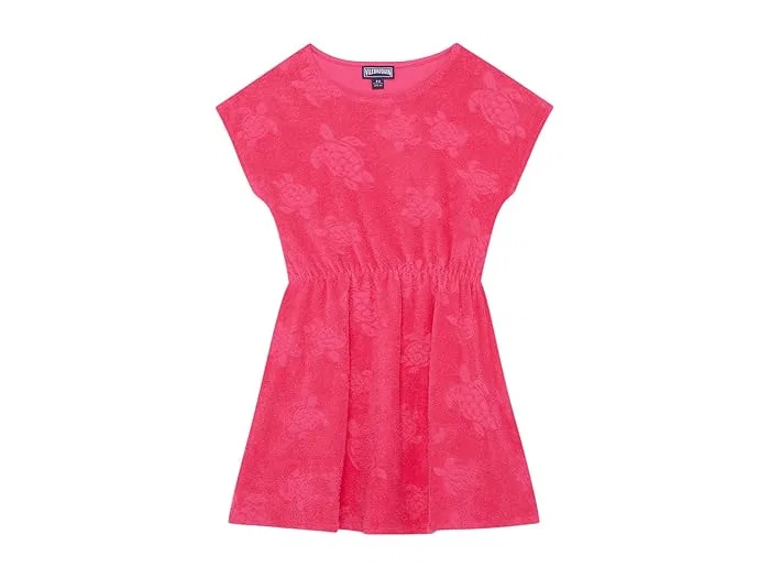 Платье терри короткий рукав Vilebrequin Kids, Bougainvillier