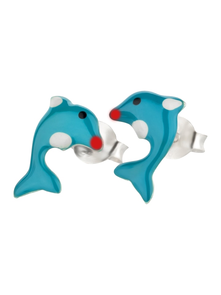 

Schmuck23 Серебряные серьги 925 пробы с изображением дельфина, 0,7 см x 0,8 см